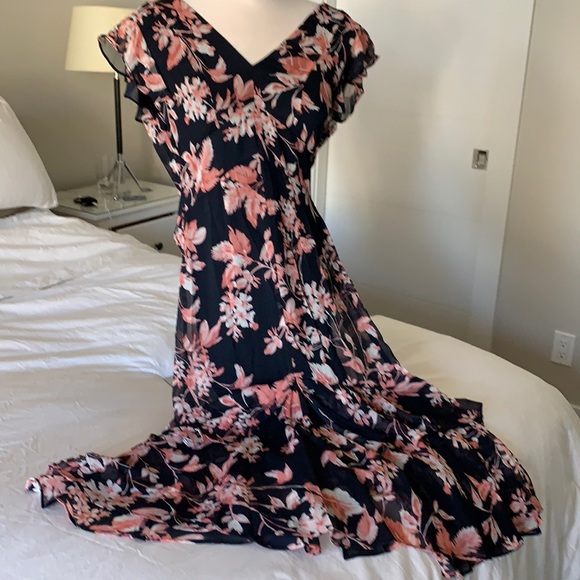 NWT Tommy Hilfiger ruffled dress - Picture 1 of 6